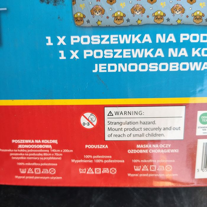 Nowa pościel licencjonowana w pudełku 140x200 cm
