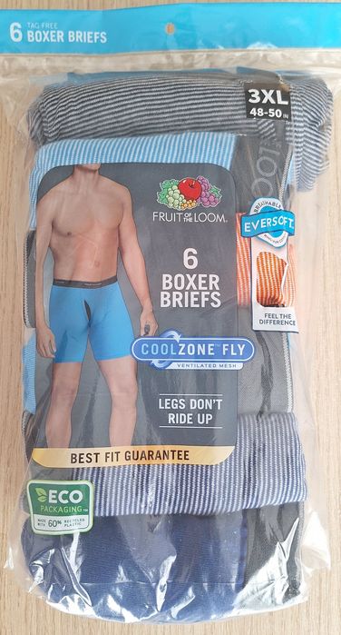 Bokserki FRUIT OF THE LOOM 3xl  6cio pak
