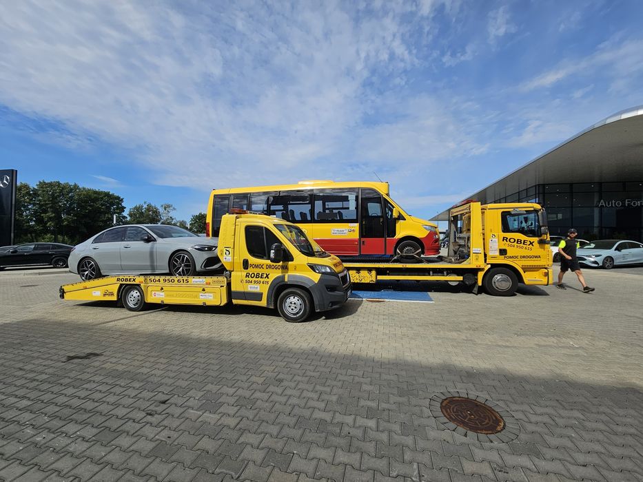 Pomoc Drogowa Auto Laweta Holowanie TIR Transport CIECHANÓW ROBEX