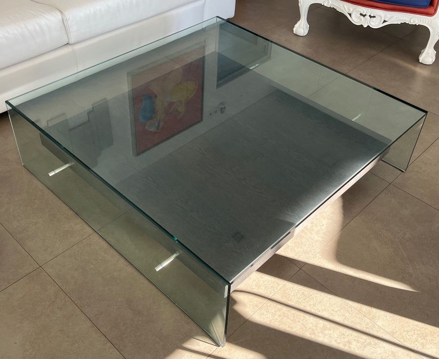 Mesa de centro Roche Bobois 110x110