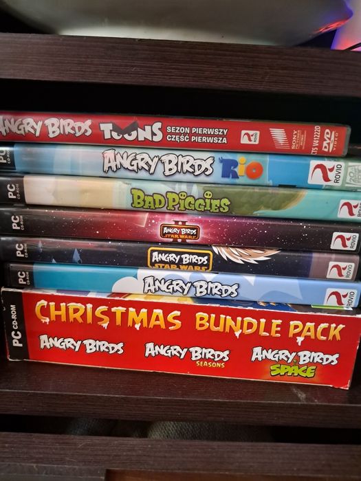seria gier angry birds + bajka na dvd