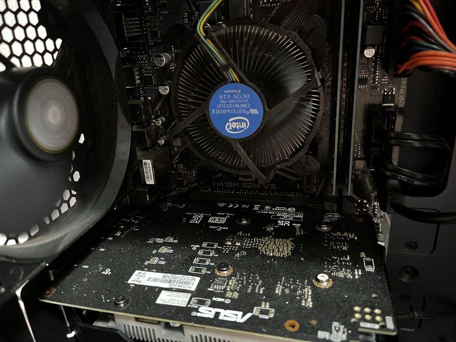 Пк компютер i3-10100F GeForce 1650 SSD 240гб 1 Tb HDD