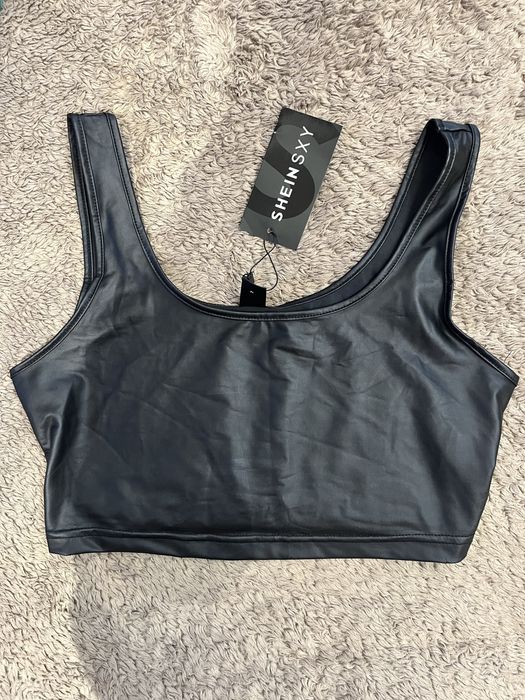Шкіряний топ Shein S