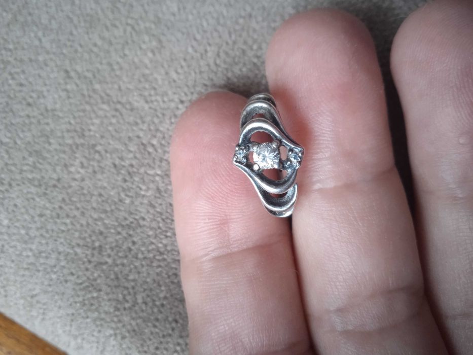 Срібний перстень,  каблучка, колечко