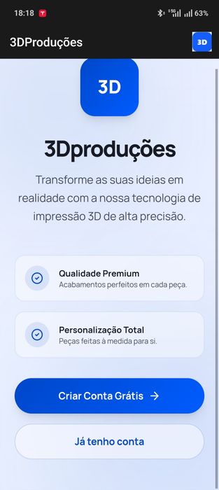 Peças 3D (3DPRODUÇÕES)