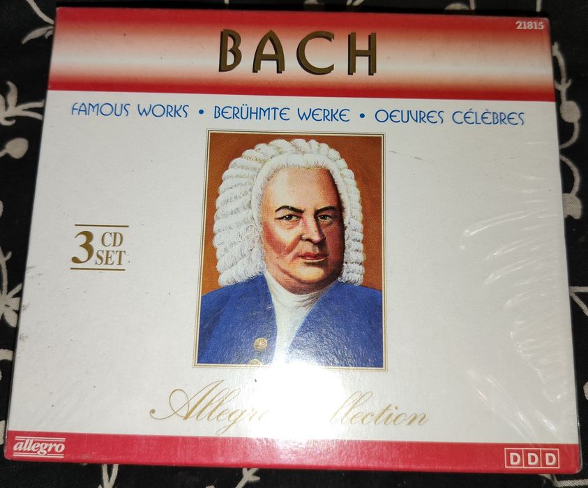 Caixa 3 CDs Johann Sebastian Bach - Famous Works / Allegro Collection (Selado)