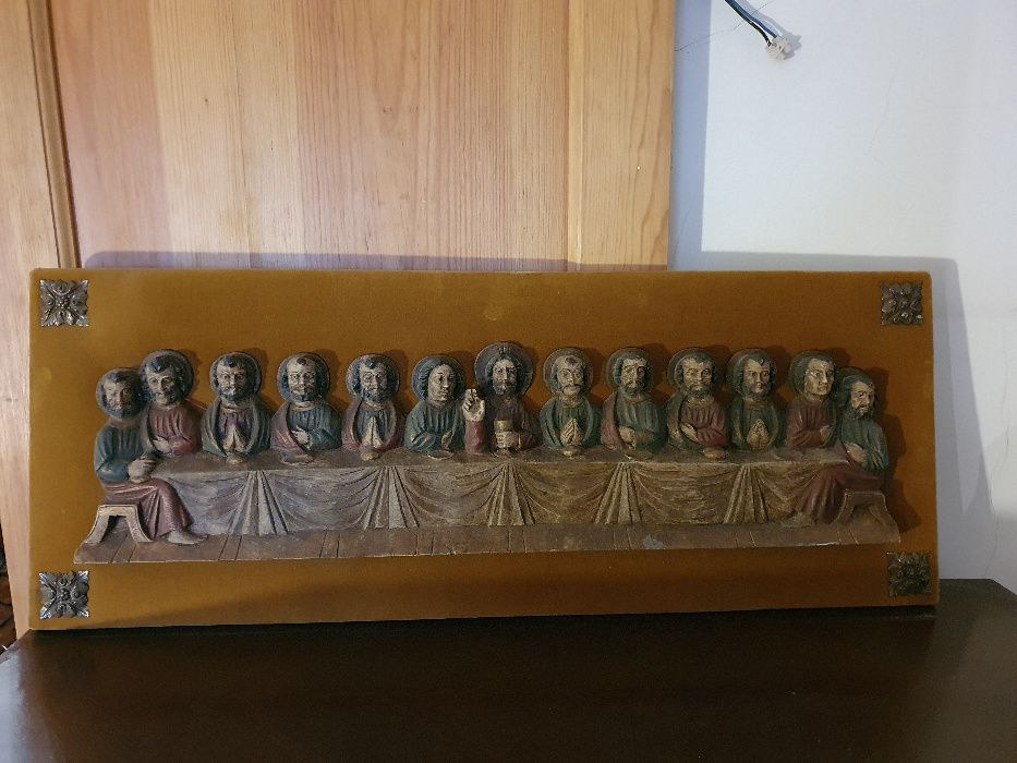 Quadro vintage Ultima Ceia de Jesus