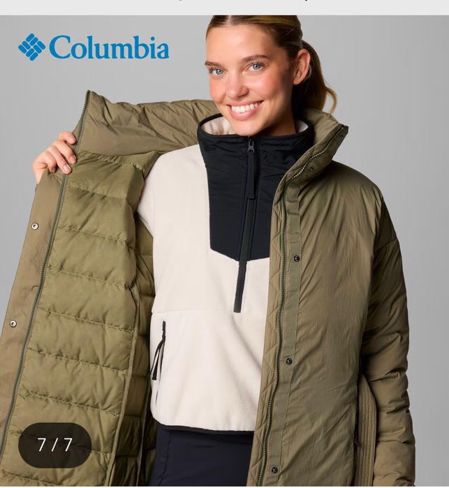 Пуховик columbia жіночий (s)