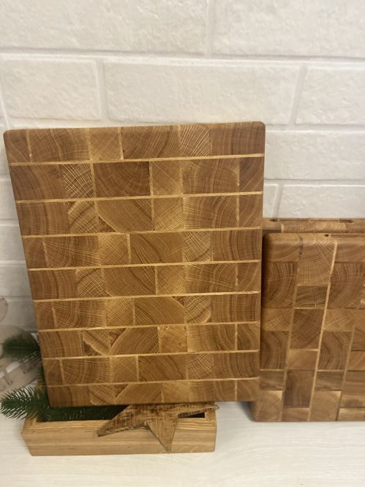 Кухонна торцева обробна дошка з дуба. Торцеві обробні дошки. 25*30*3.5