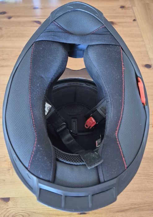 Capacete GIVI Tridion 50.5 Fluo + Luvas — Criança/Infantil (S, 55-56cm)