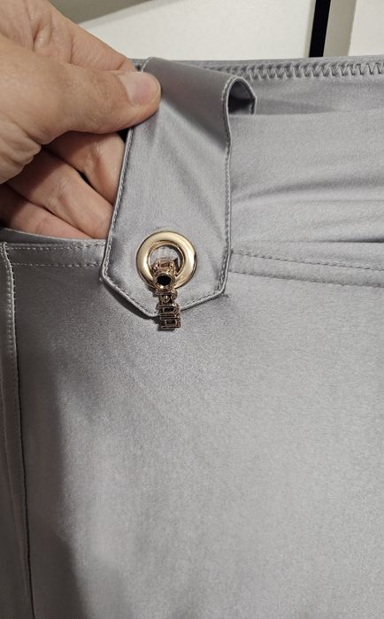 Srebrne Spodnie legginsy Liu jo