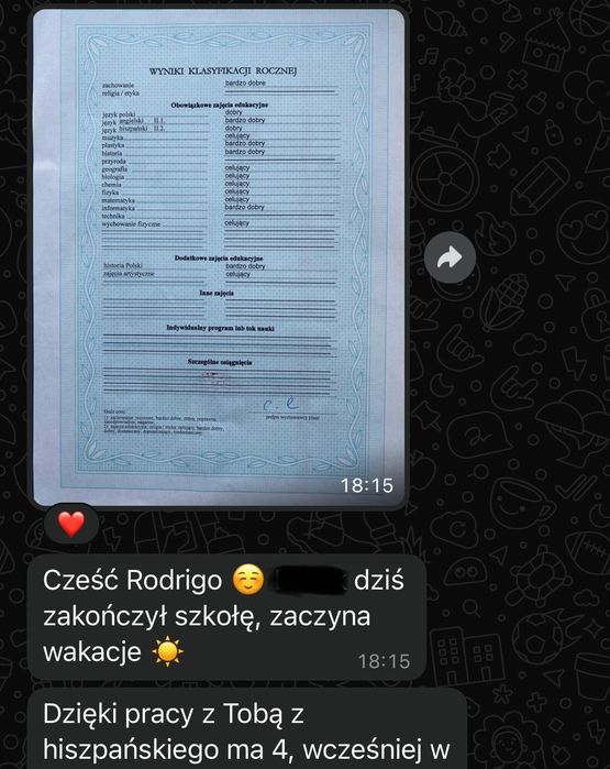 Korepetycje z hiszpańskiego online i stacjonarnie z native speakerem