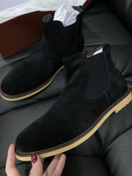 Черевики замша чорні чоловічі 44 та 45р