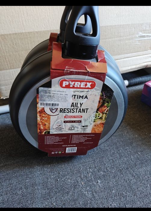 НАЙКРАЩА зносостійка НОВІ сковорідка 26 Індукційна Pyrex Optima Natur