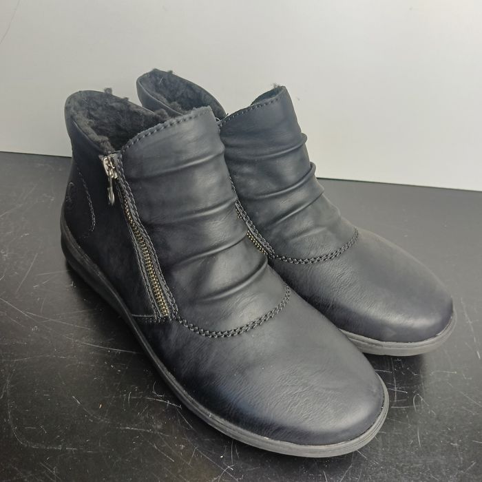 Rieker botki damskie ocieplane r. 41 jak nowe!