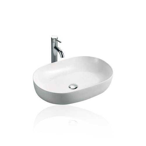 Умивальник на стільницю Koller Pool ROUND 600х415 мм (RN-0600-WB)