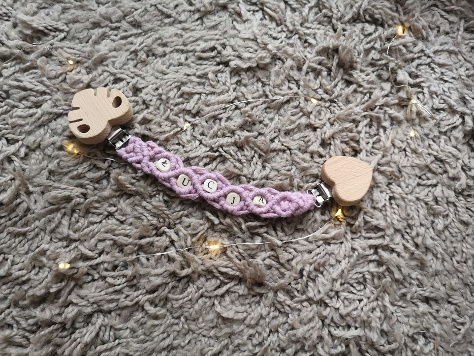 Makrama zawieszka do smoczka