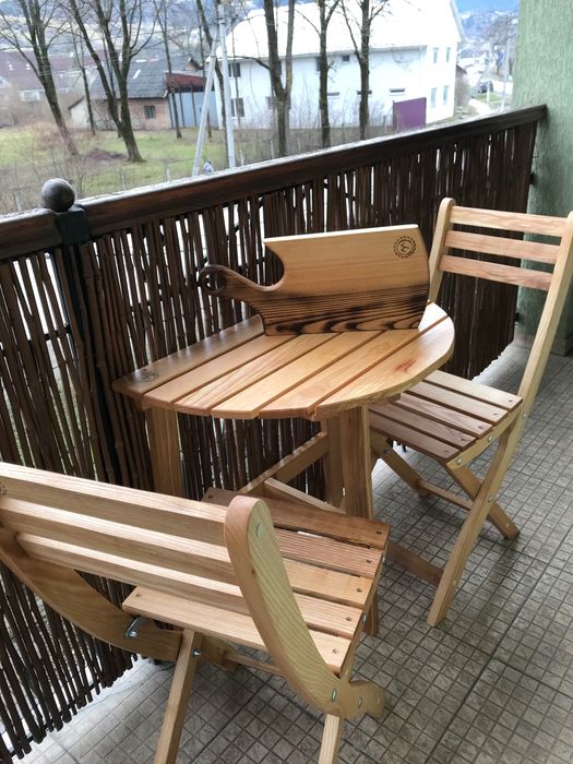 Стіл круглий розкладний