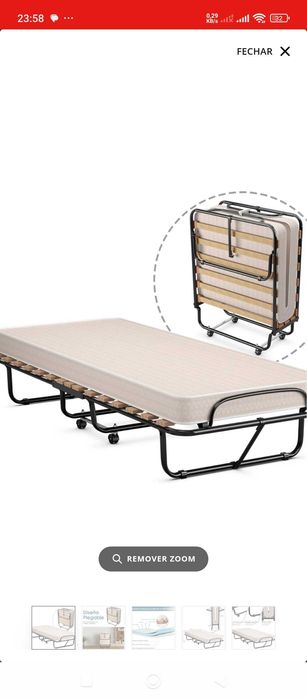 Cama dobrável de solteiro em perfeito estado