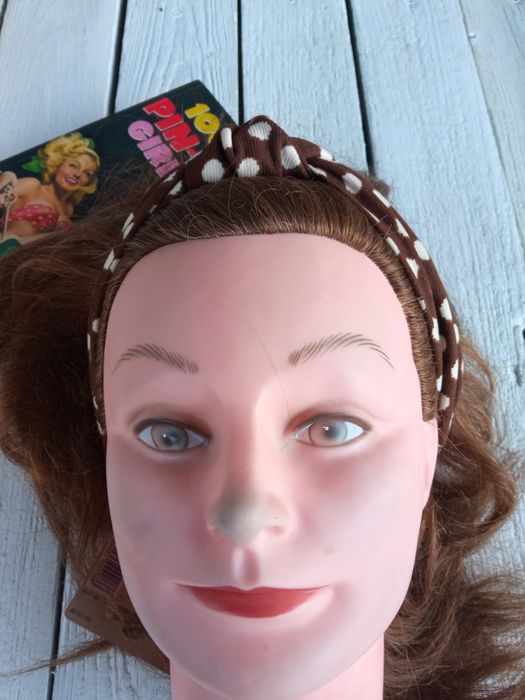 Opaska na głowę w grochy retro Do Secret Paris