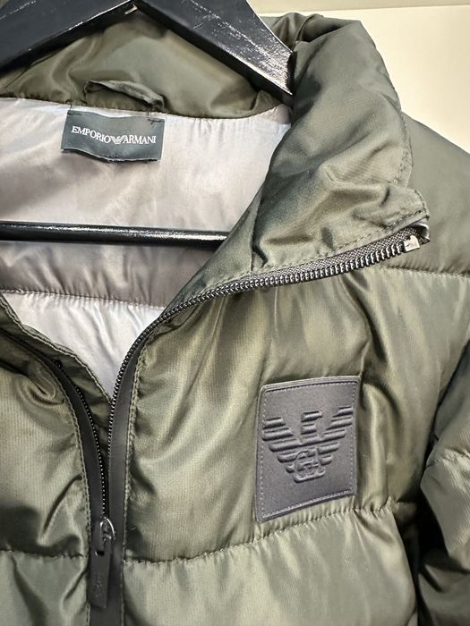 Куртка emporio armani кольору хакі