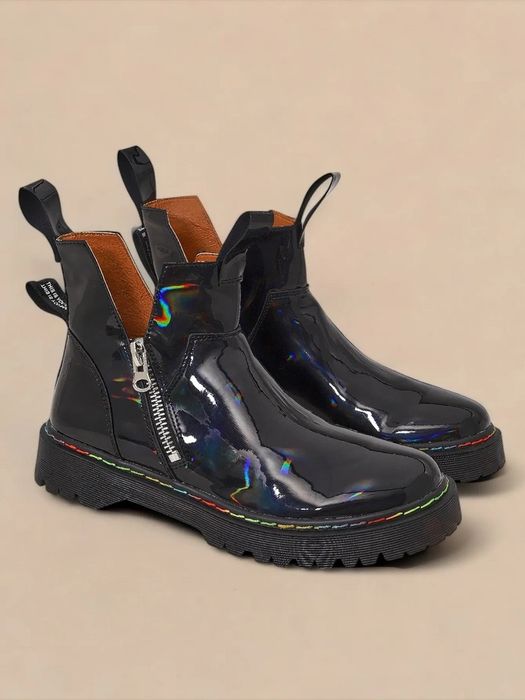 36 37 38 botki 39 40 41 workery lakierowane na grubej podeszwie wiosna