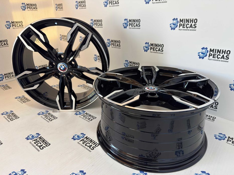 Jantes Look BMW X3 M40i em 20 (5x120) pretas e polidas