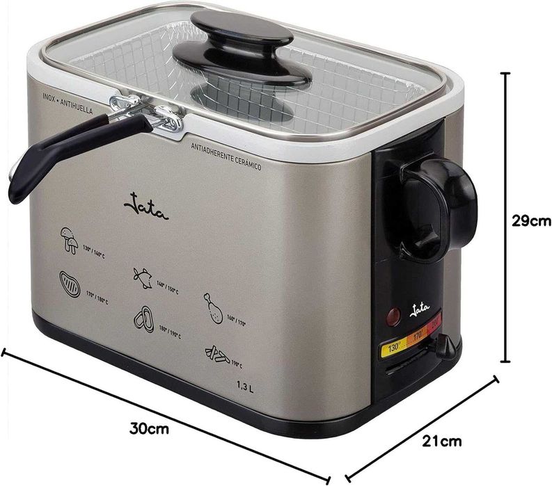 Fritadeira a Óleo JATA Impecável Apenas 25 EUR! Oportunidade Única!