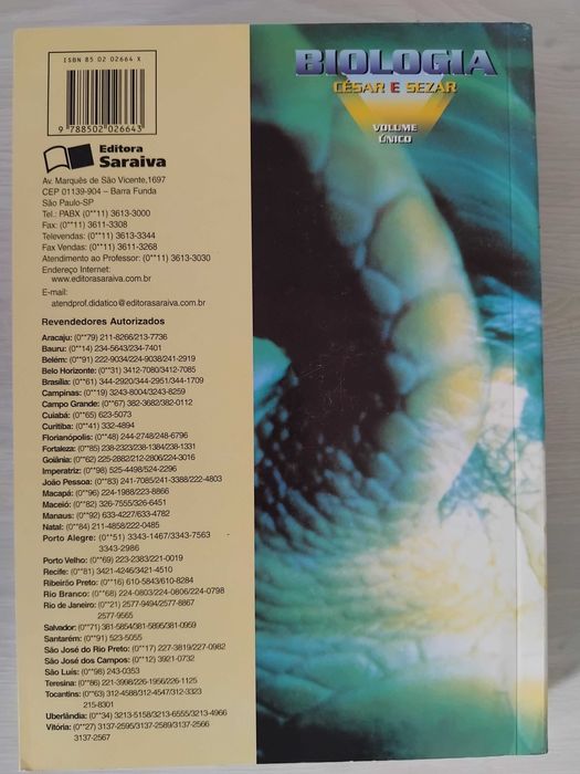 Biologia (César e Sezar) - ensino secundário