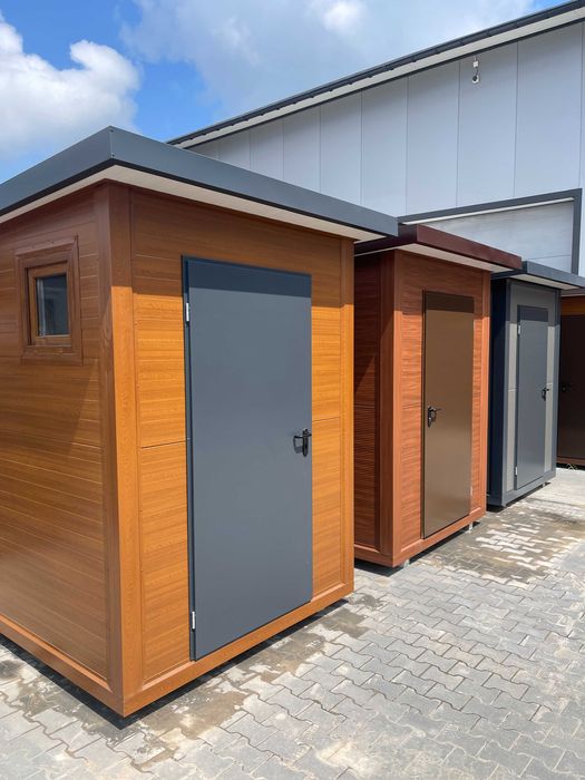 Pawilon kontener sanitarny łazienka WC kemping