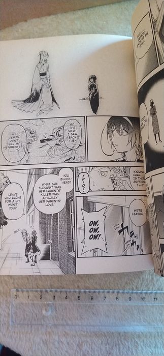 Mangá em inglês.