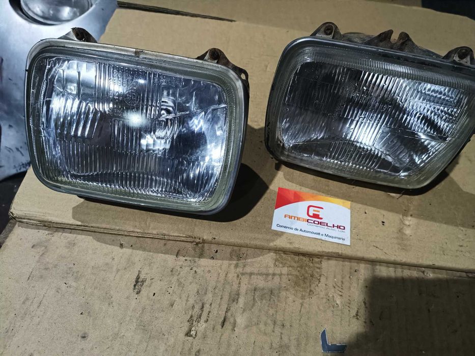 REF225 2 farois frente Mitsubish L200 ano 1989