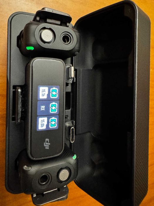 DJI Mic 1 (2 TX + 1 RX) - como novo