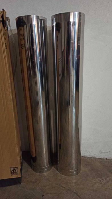 Tubo Inox 1m diâmetro 180mm