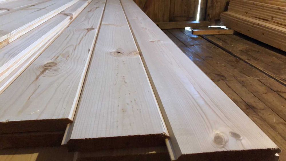 Імітація бруса 150×25×4м(шпакльований), Фальшбрус, Вагонка