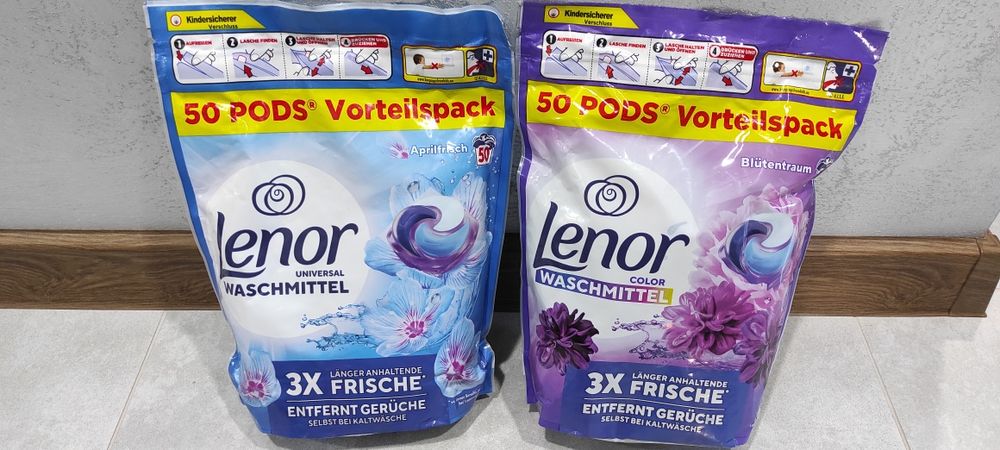 Капсули для прання Lenor  Universal Aprilfrisch,Color, 50шт,38шт