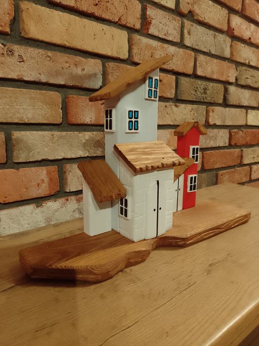 Domek drewniany dekoracja