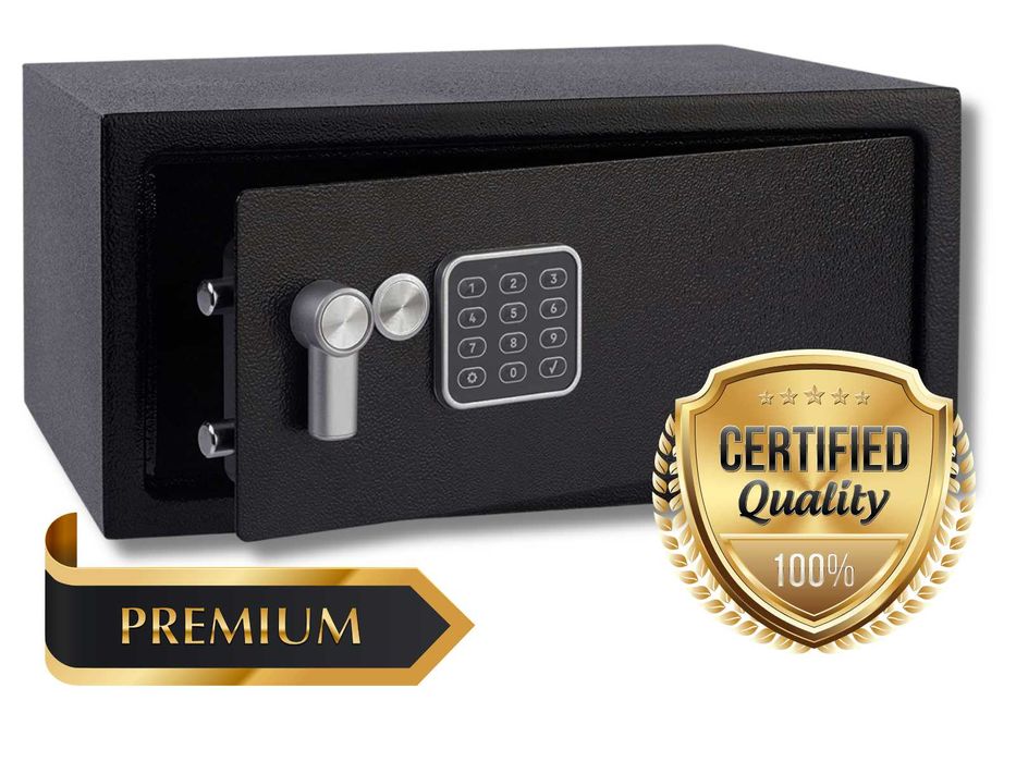 Solidny SEJF ANTYWŁAMANIOWY domowy pancerny do biura BEZPIECZNY zamek