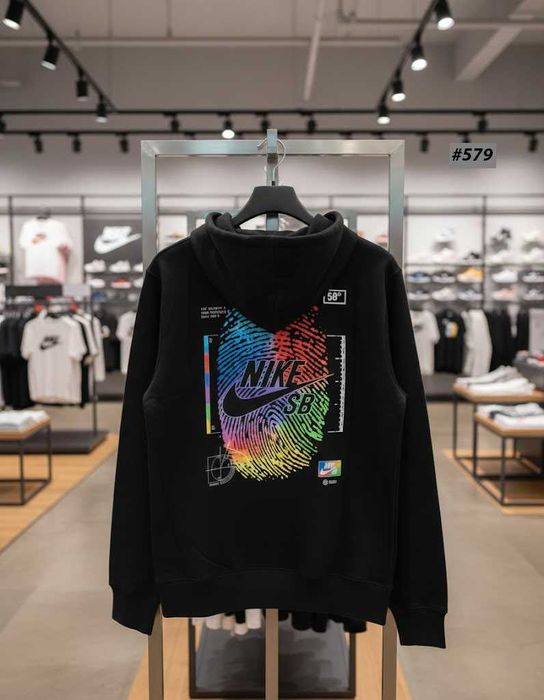 Биг Лого Принт — Мужская Кофта Nike Jordan — Найк Худи Sb