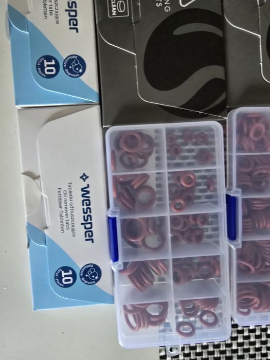Zestaw 56 tabletek i oringi do ekspresów do kawy