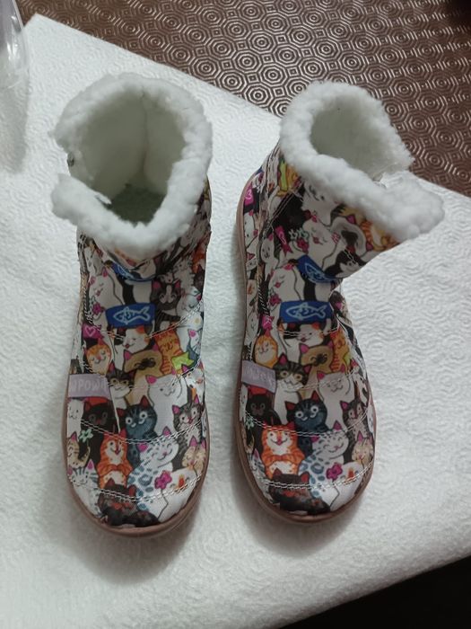 Pantufas bota com pelo