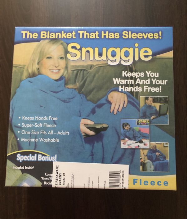 Koc z rękawami przytulny 48tknt