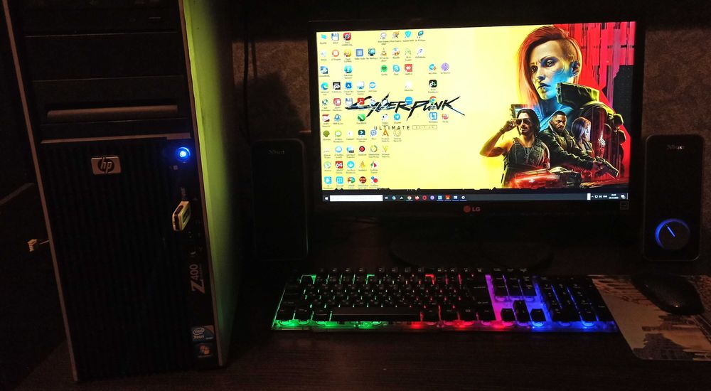 Ігровий комплект IPS 24" LG, RX470 8Gb, 16/500Gb, клавіатура, гарнітур