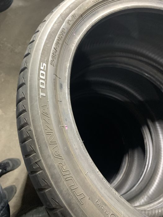 Шини б/у літо 245/40 19 Bridgestone Turanza T005 Комплект , ПАРА