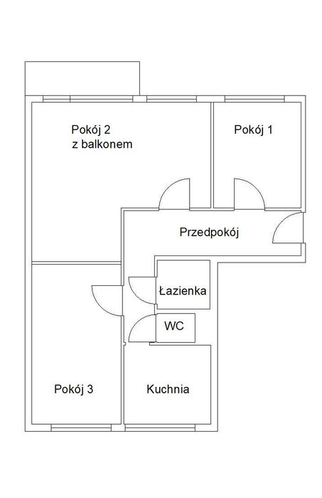 Sprzedam mieszkanie 60m2 Sierpc - 2 piętro