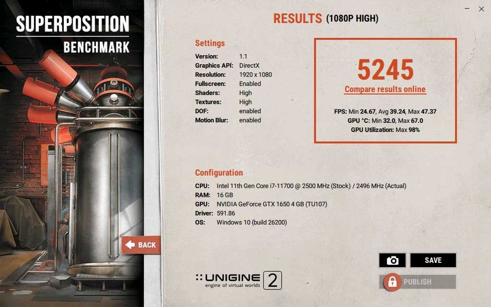 Komputer Gamingowy i7 11700 | 4.90GHz 8/16 | 16GB 3200MHz | GTX 1650 4GB | SSD+HDD