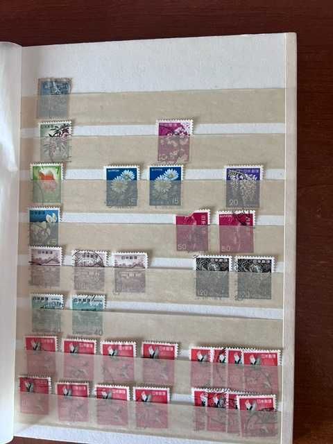 Selos Japão – 240 selos (cerca de 70 diferentes)