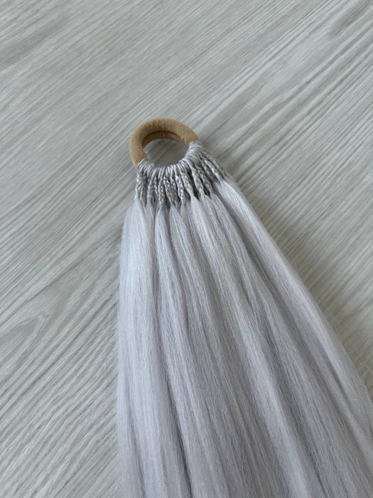 Хвост накладной резинка (серый)