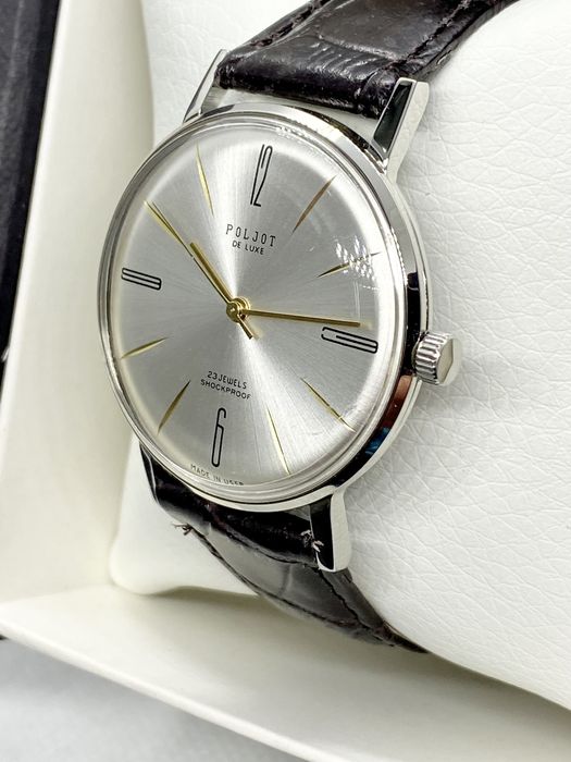 Годинник Політ де люкс Watch Poljot de luxe часы луч