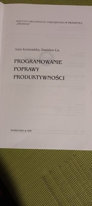 Programowanie Poprawy Produktywności